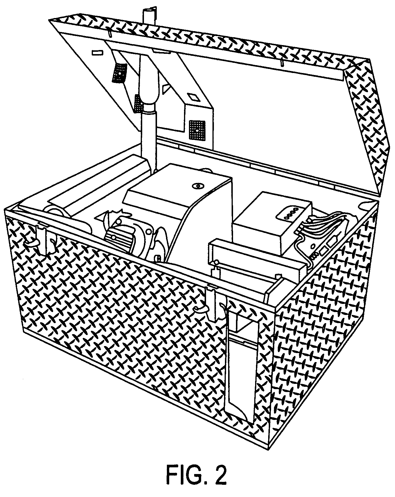 Portable range extender operable in automatic and manual modes