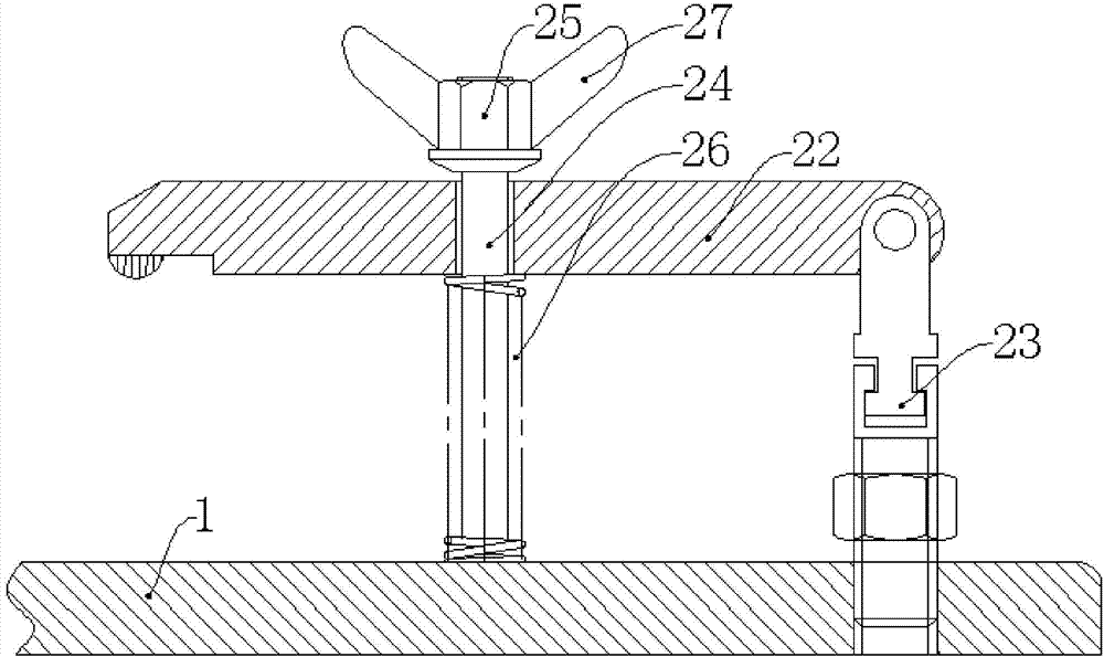 Motorcycle engine cylinder head finishing clamping fixture