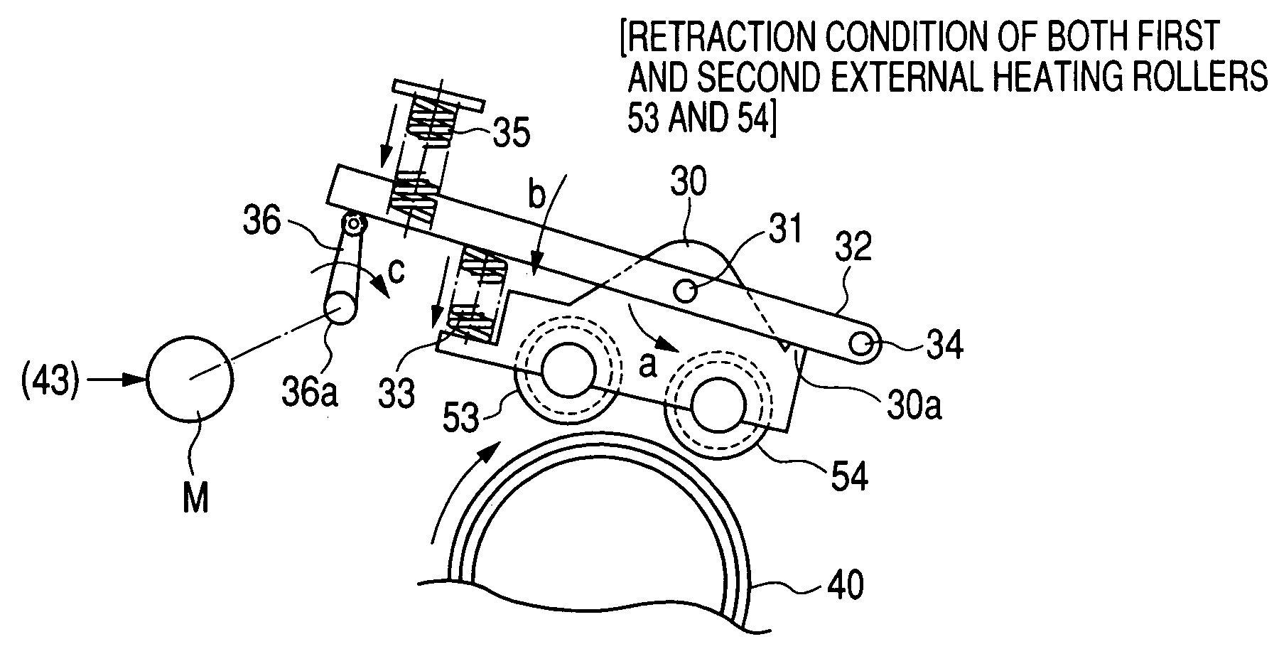 Fixing apparatus with controlled heating members for heating the outer surface of the fixing rotating member