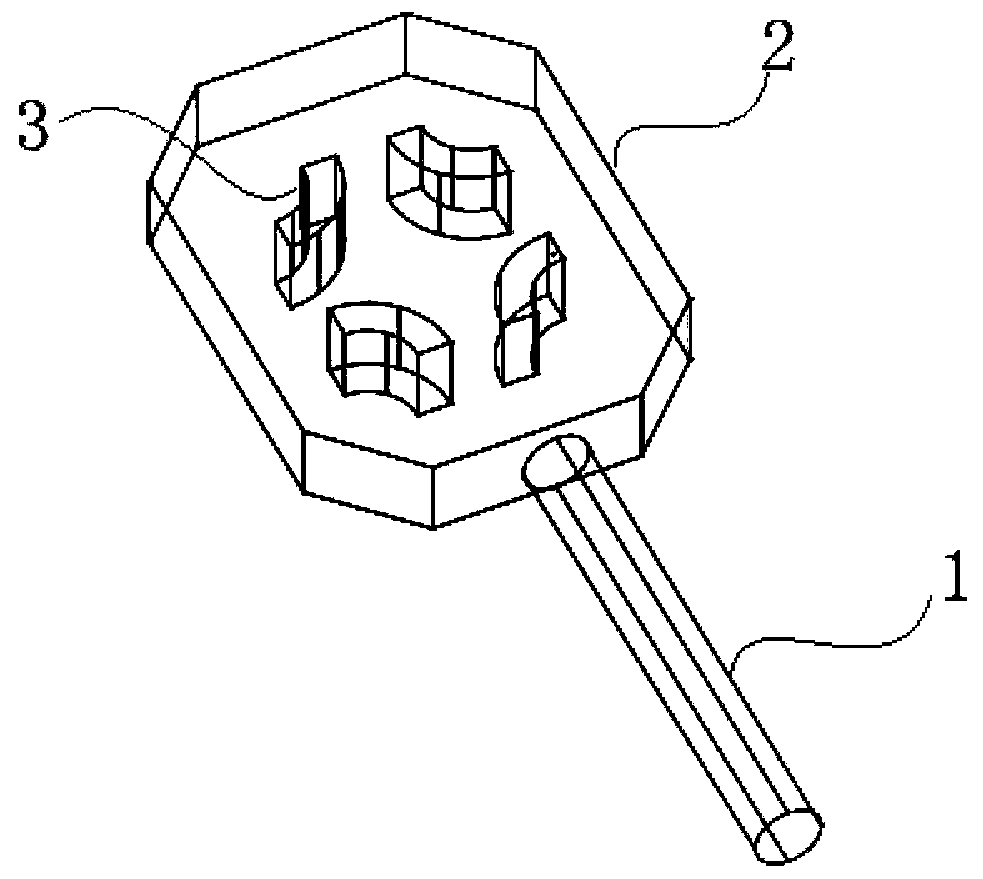 Fixing device and fixing method for high-temperature particle irradiation sample