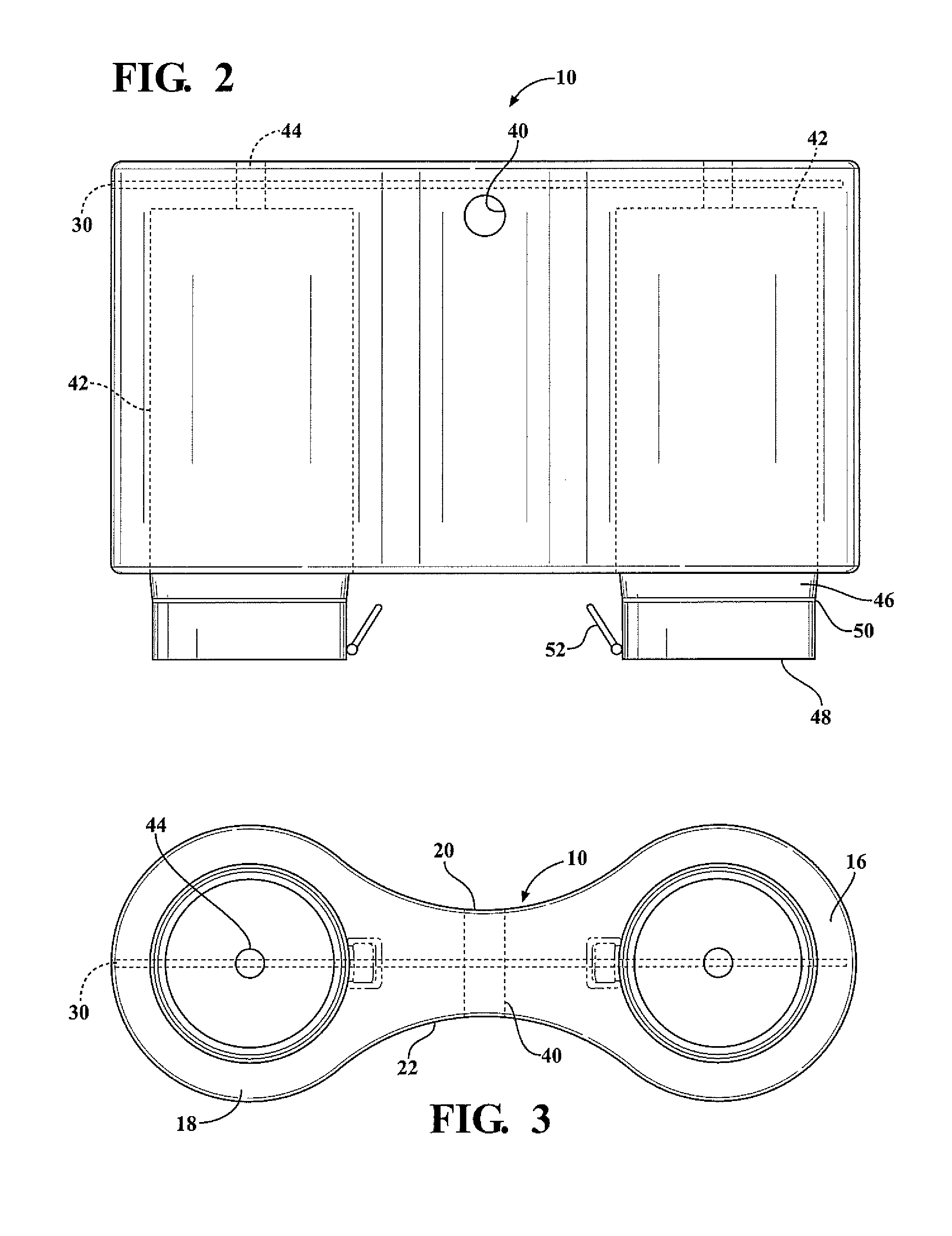 Swimmer's training buoy with variable ballast