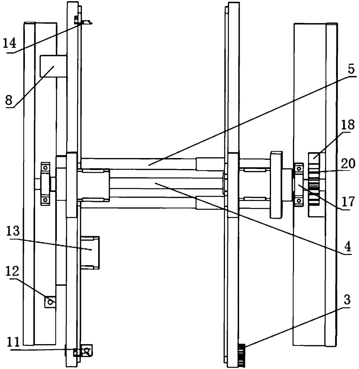 Automatic turnover device