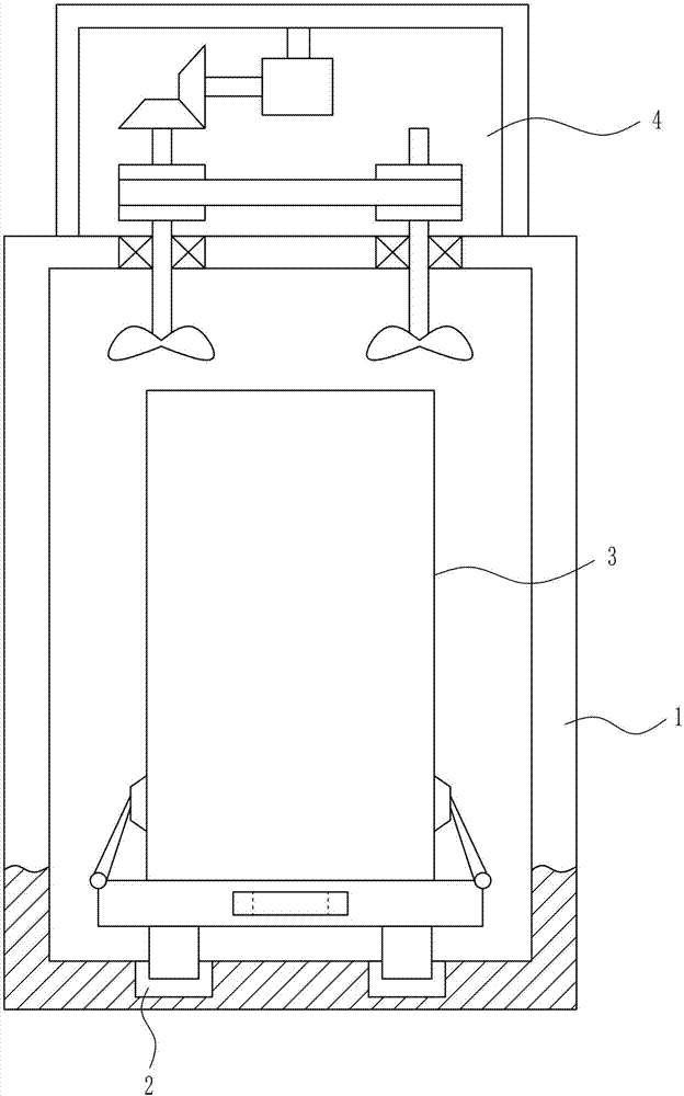 Industrial control computer heat dissipation device