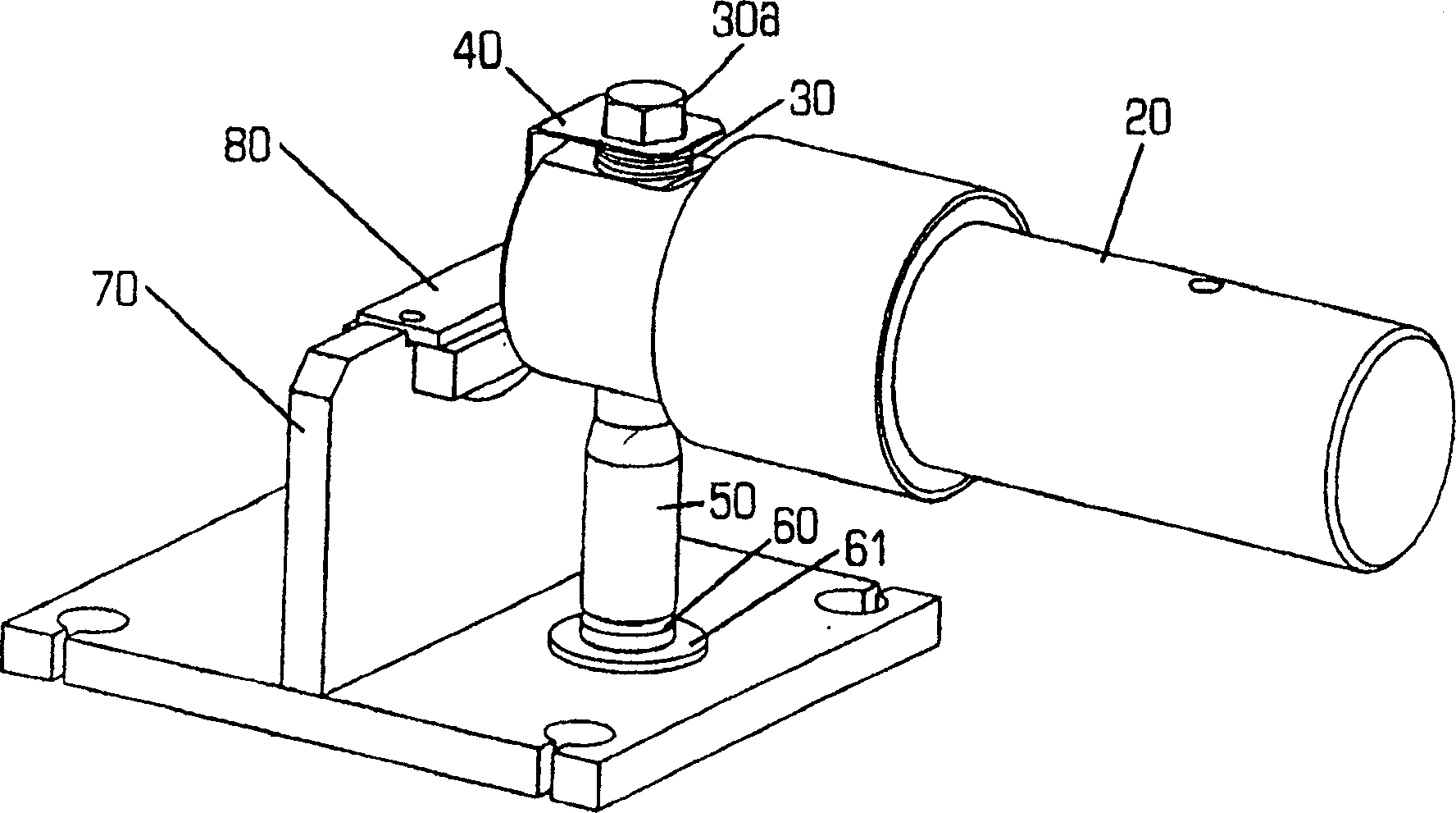 Support structure for a load-bearing device