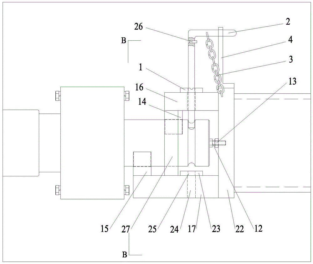 Novel wringing roller changing device