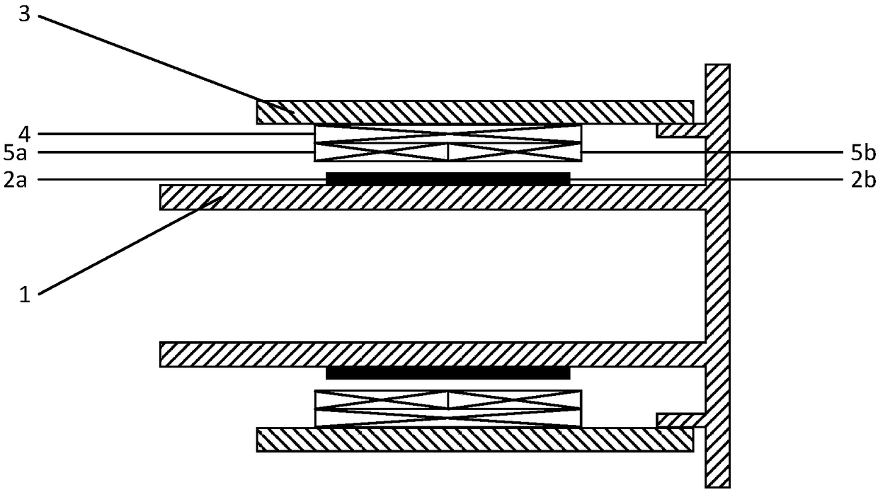 Non-contact robot joint torque measuring device based on inverse magnetostrictive effect