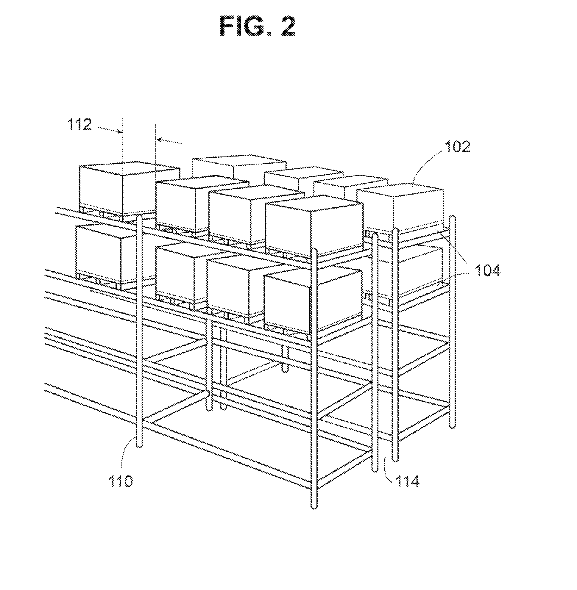 In-rack fire protection sprinkler system