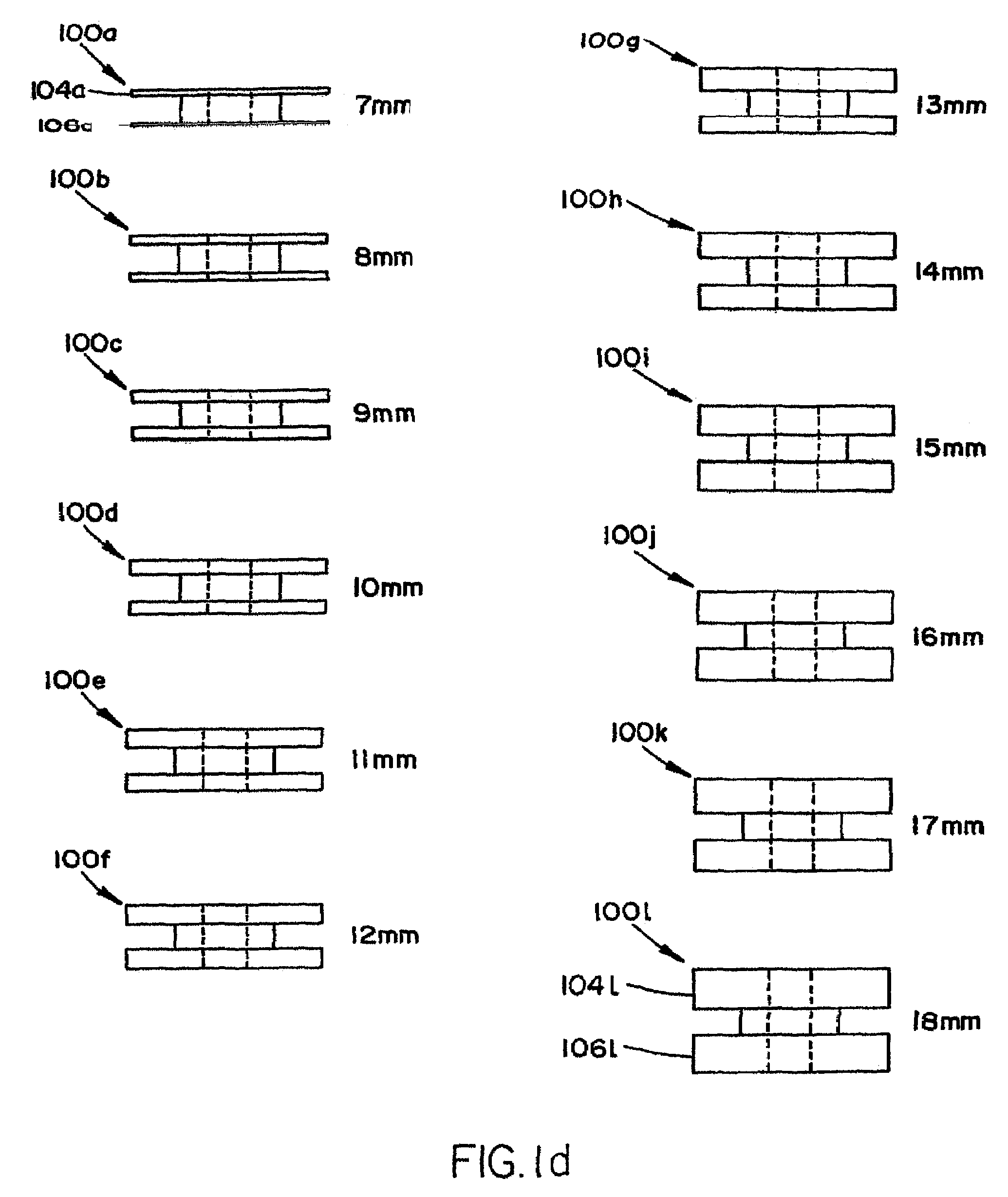 Trial intervertebral distraction spacers