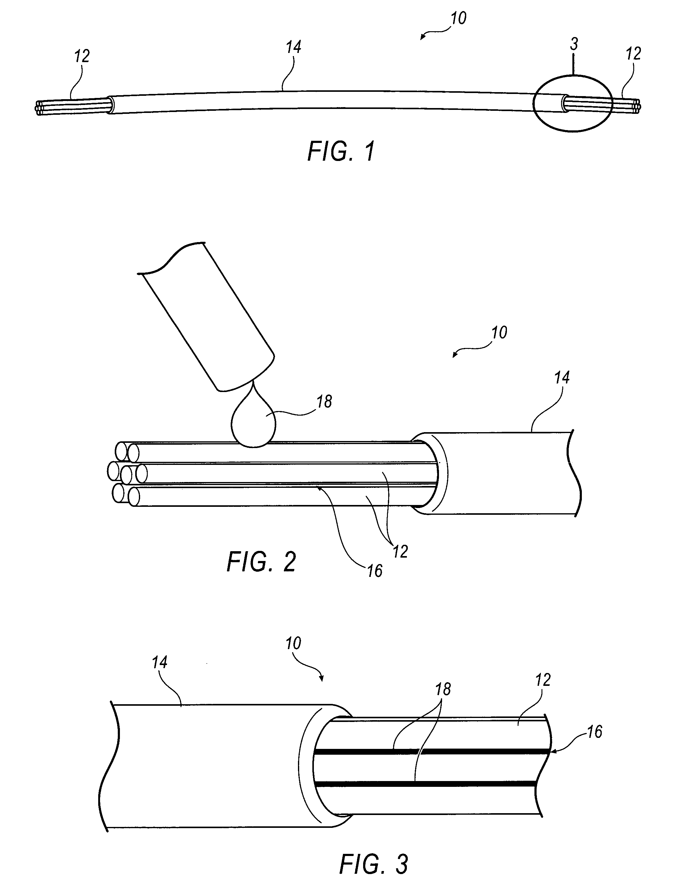 Sealed cable and terminal crimp