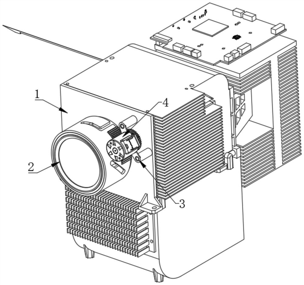 Shape light machine capable of adjusting light source brightness