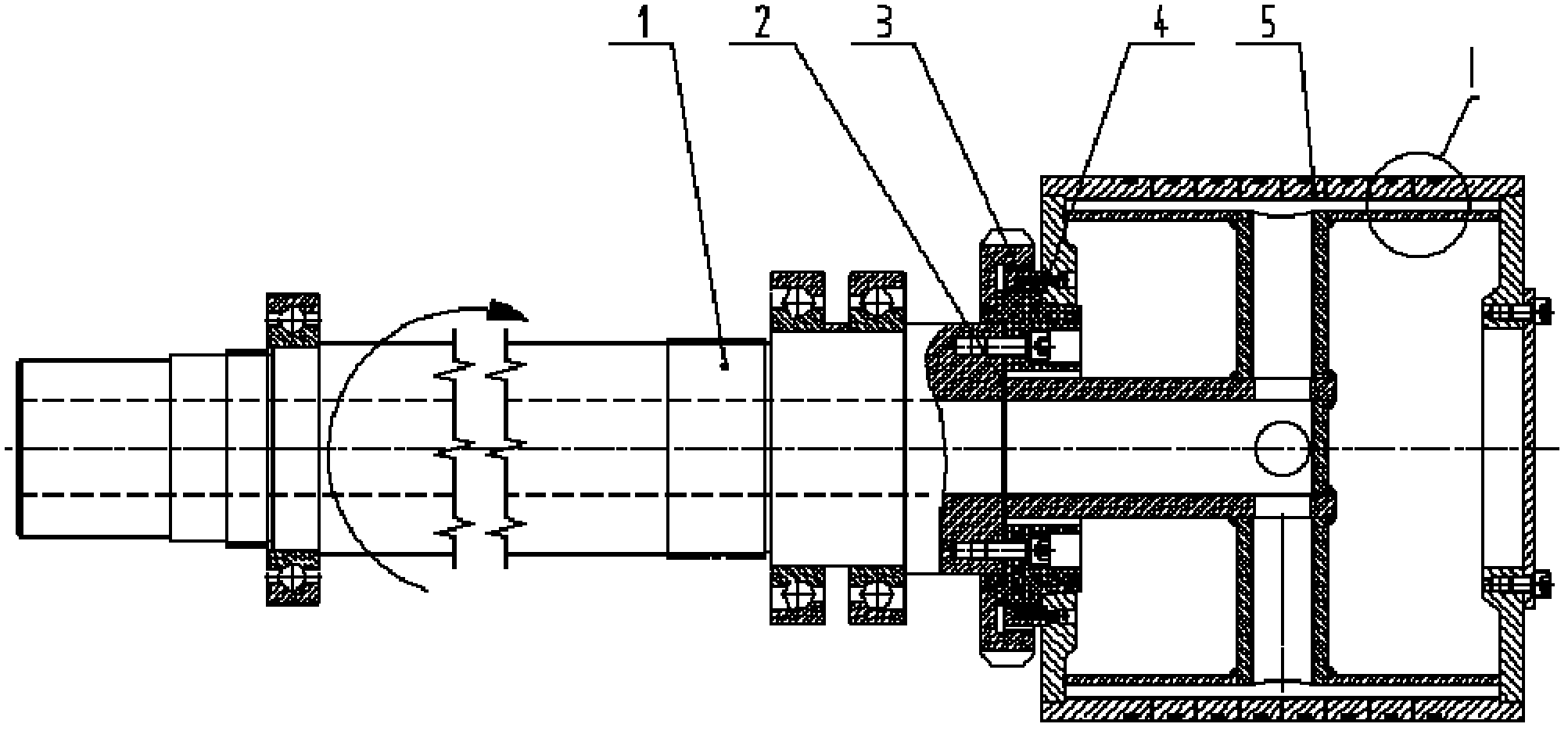 High-speed coiling roller device of amorphous thin strip