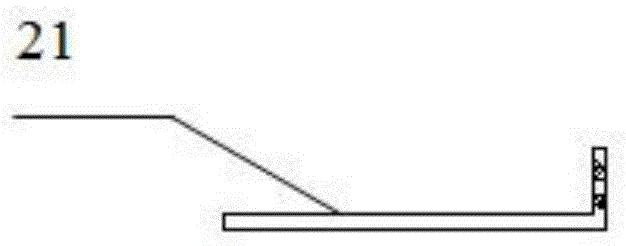 A profile connection device between brackets