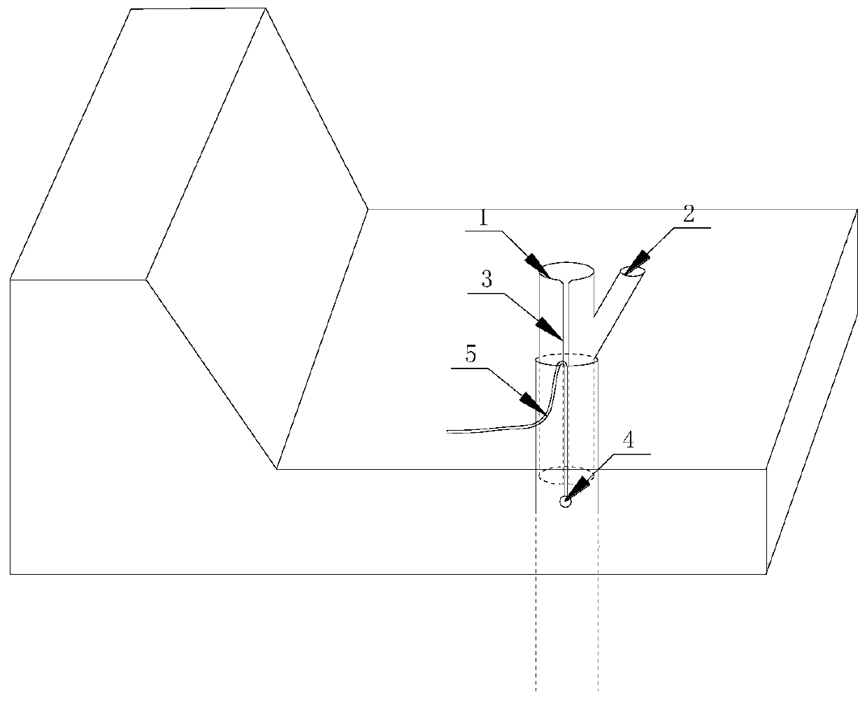 Blast hole charging auxiliary device and application method