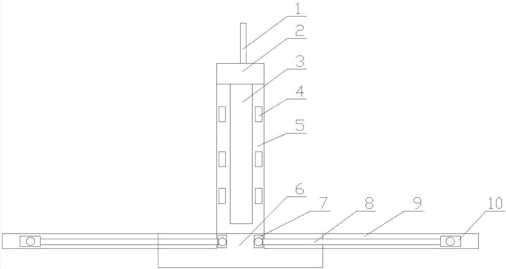 Single pipe type communication iron tower with windproof function