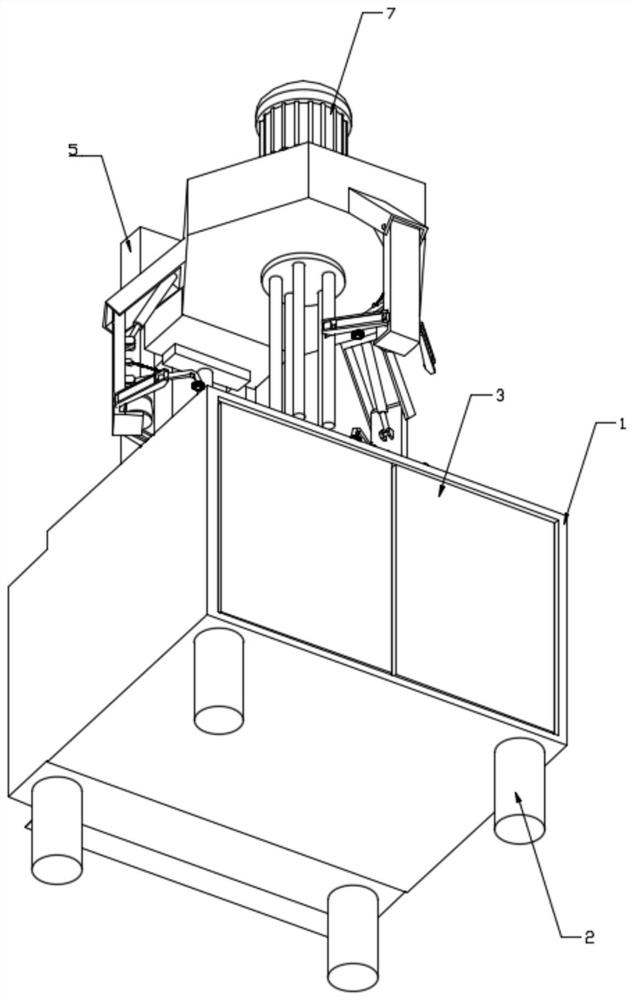 Processing device for automobile hub