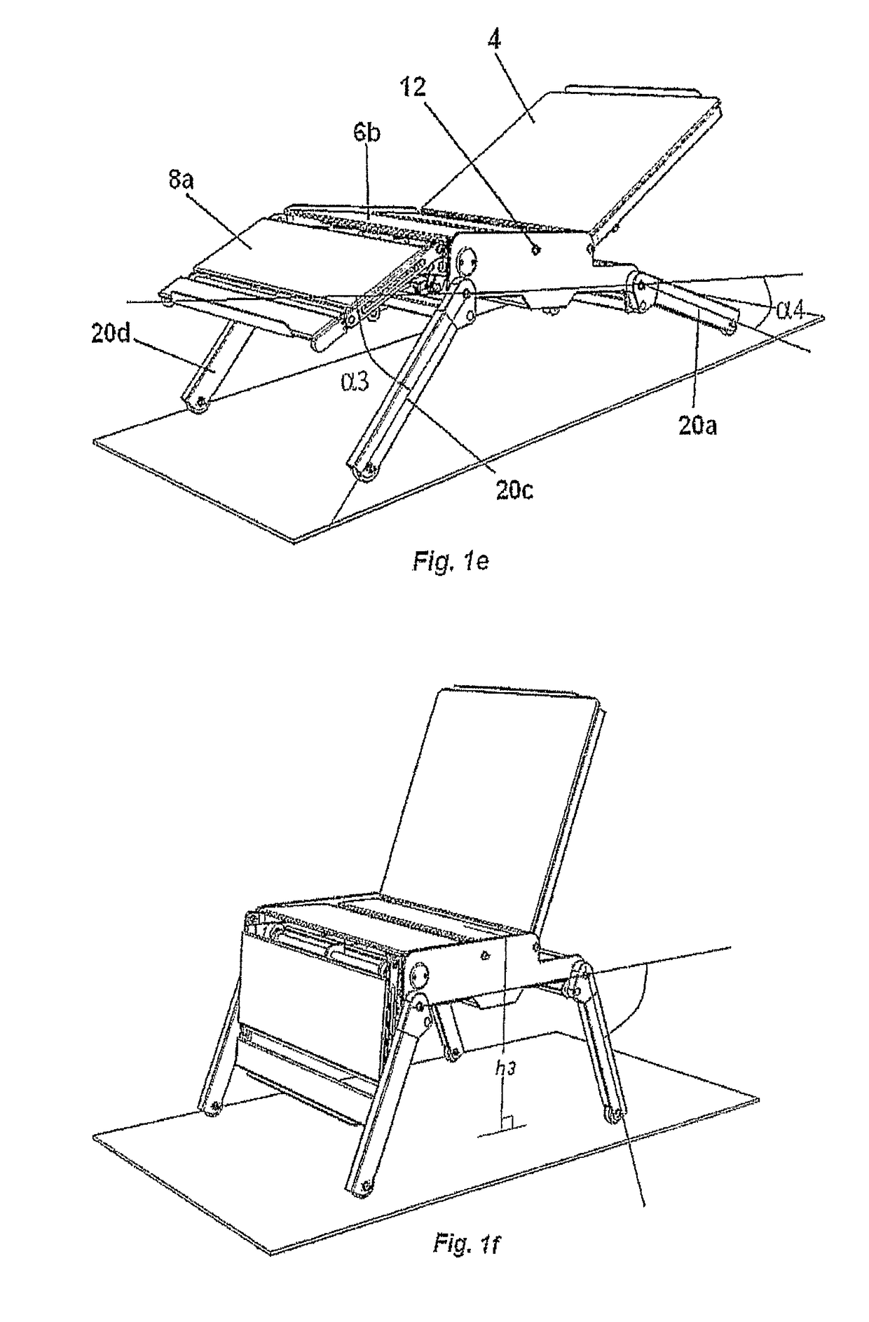 Articulated bed