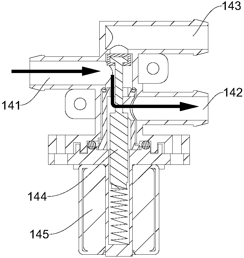 Dish-washing machine pipeline connecting structure and dish-washing machine