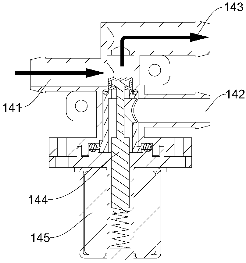 Dish-washing machine pipeline connecting structure and dish-washing machine