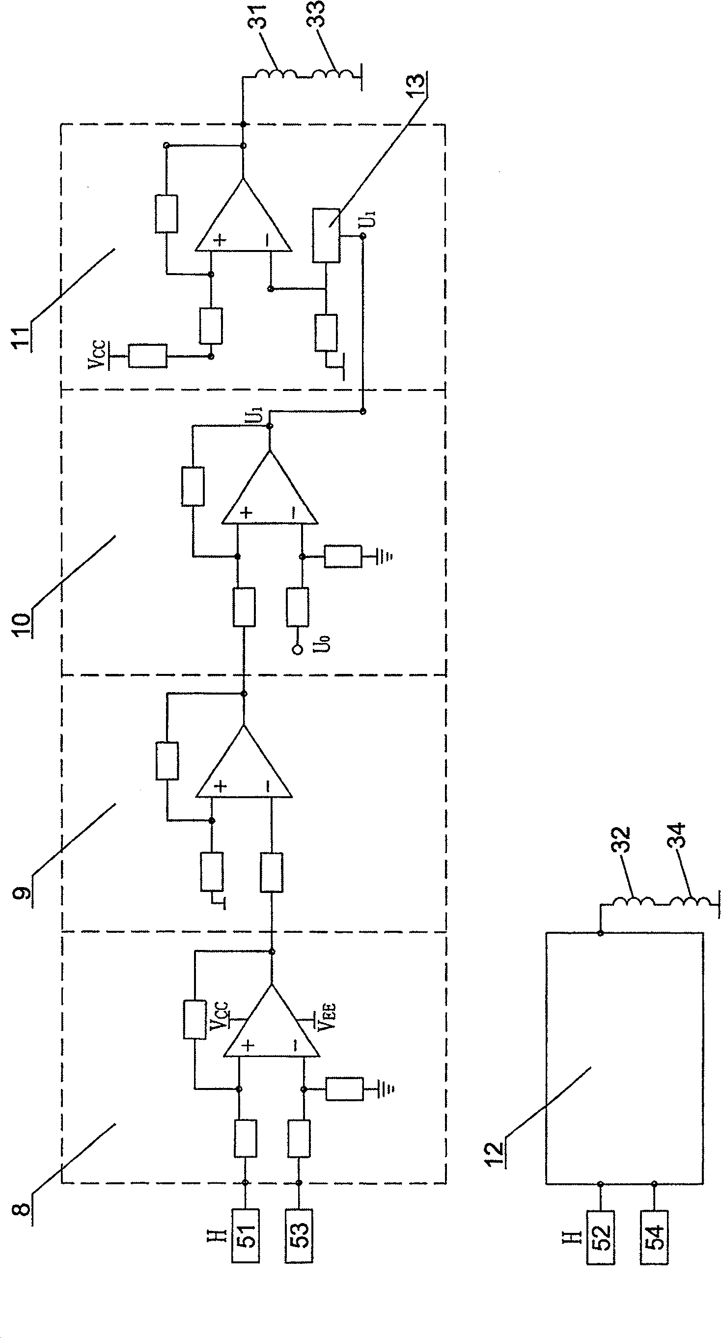 Magnetic-repellent suspension device