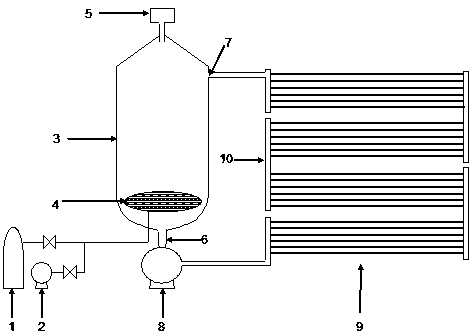 Pipeline-type photobioreactor for scale culture of microalgae