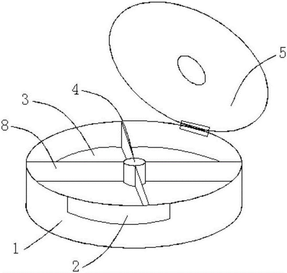 Intelligent electronic medicine box and control method thereof