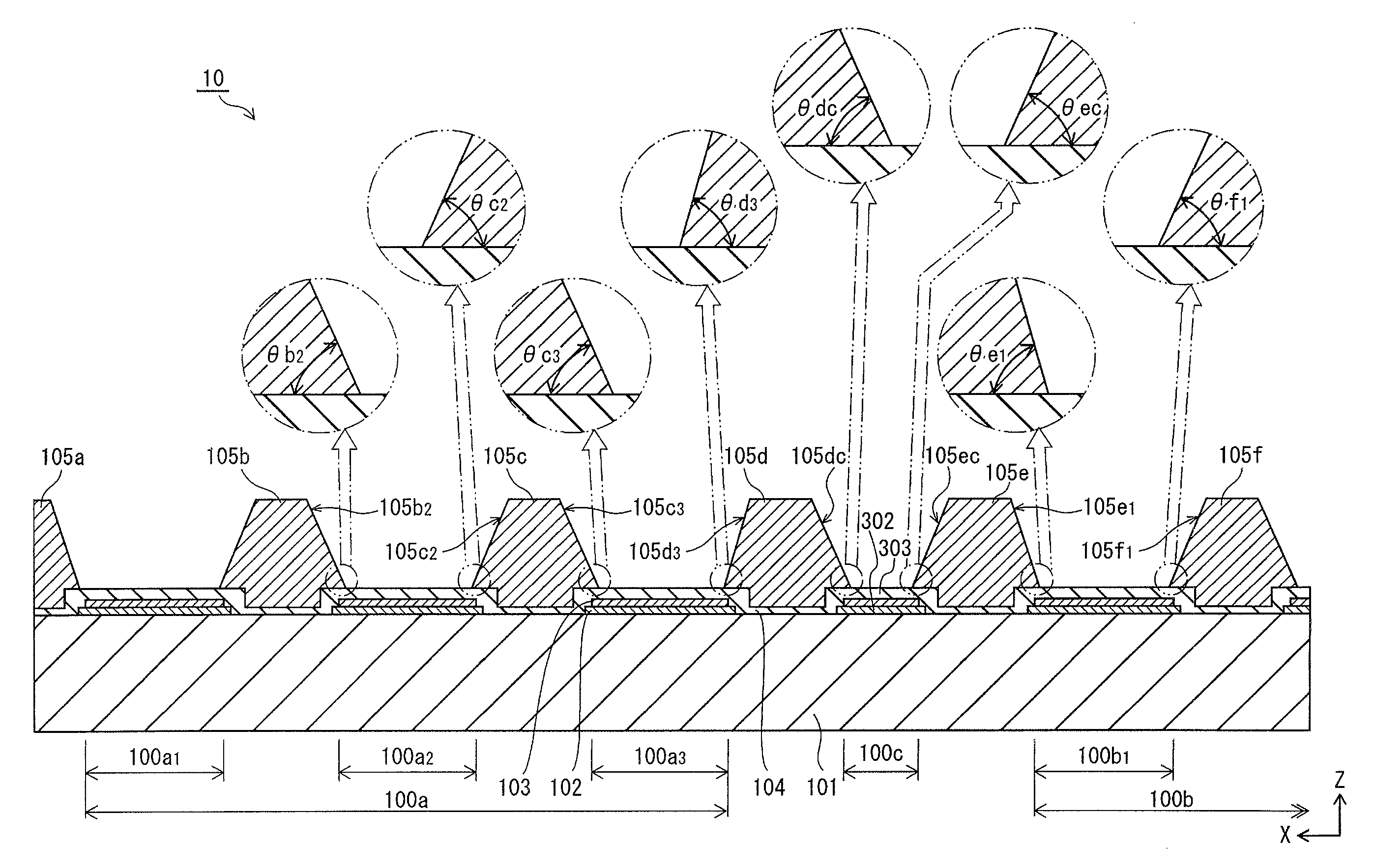 Organic light-emitting panel for controlling an organic light emitting layer thickness and organic display device