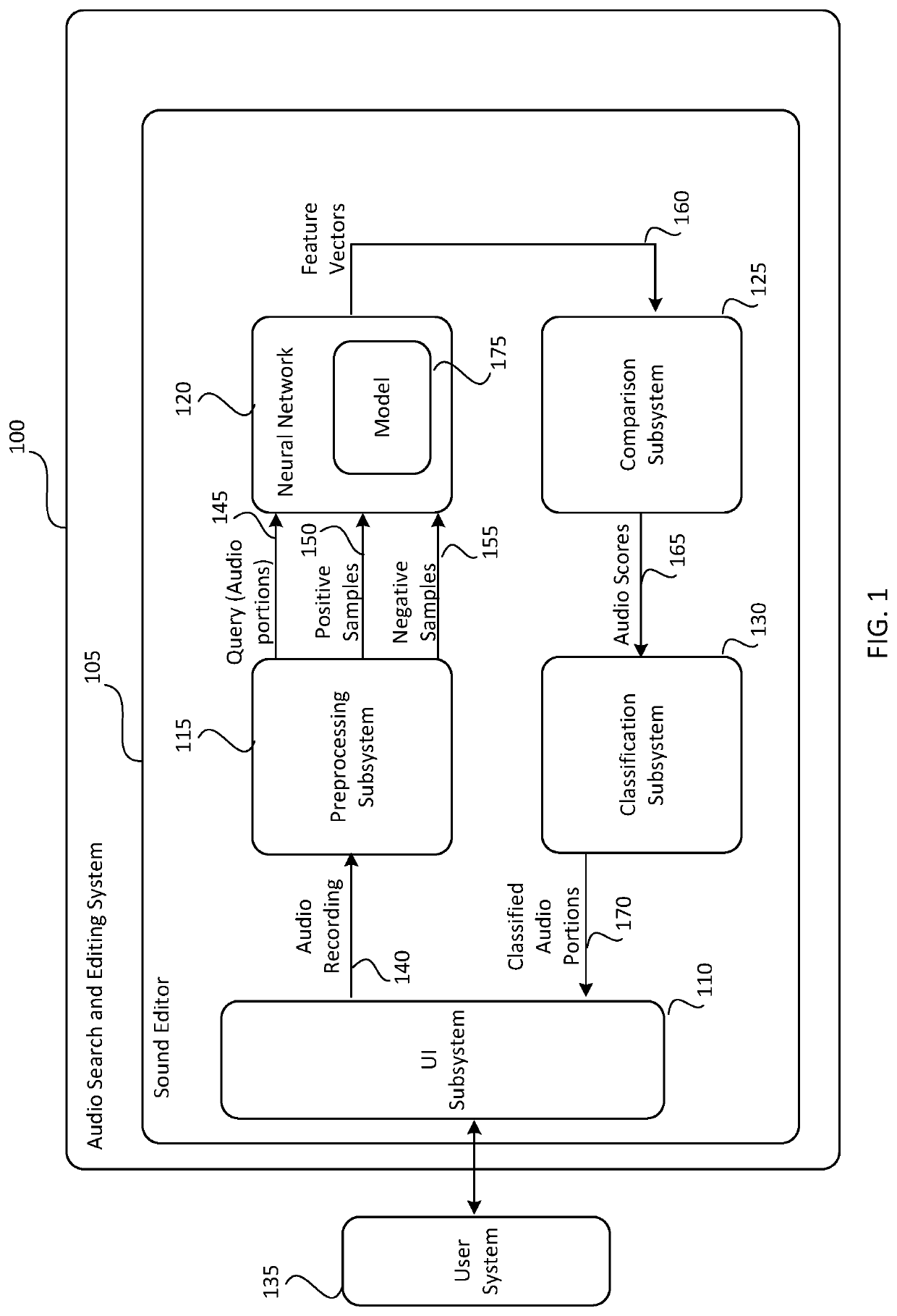 Automated sound matching within an audio recording