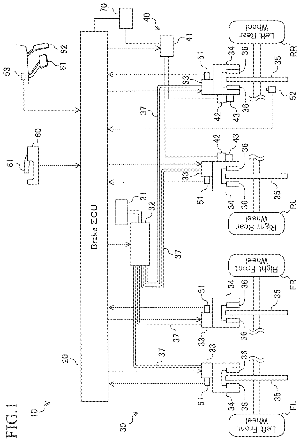 Vehicle brake control apparatus