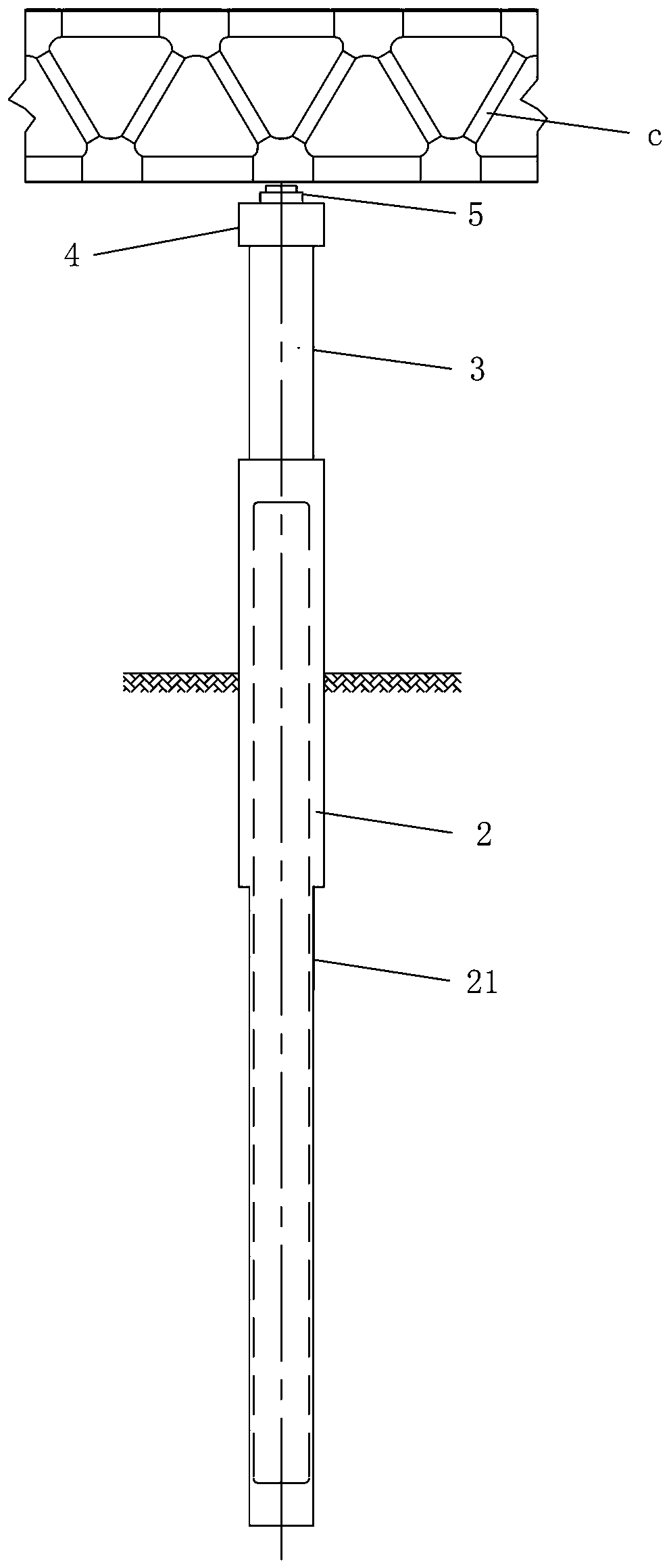 RPC steel joist combined bridge floor and continuous beam bridge