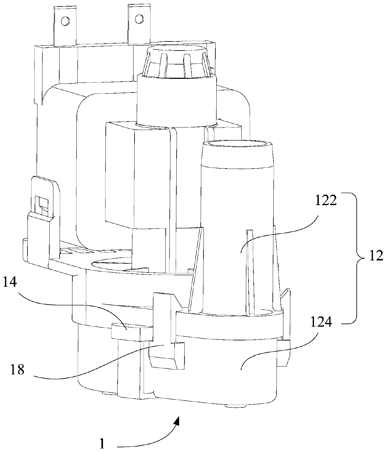 Drain pump and clothes dryer