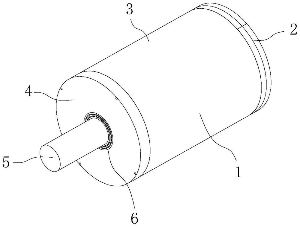 Single-side floating eliminating structure of rotating shaft