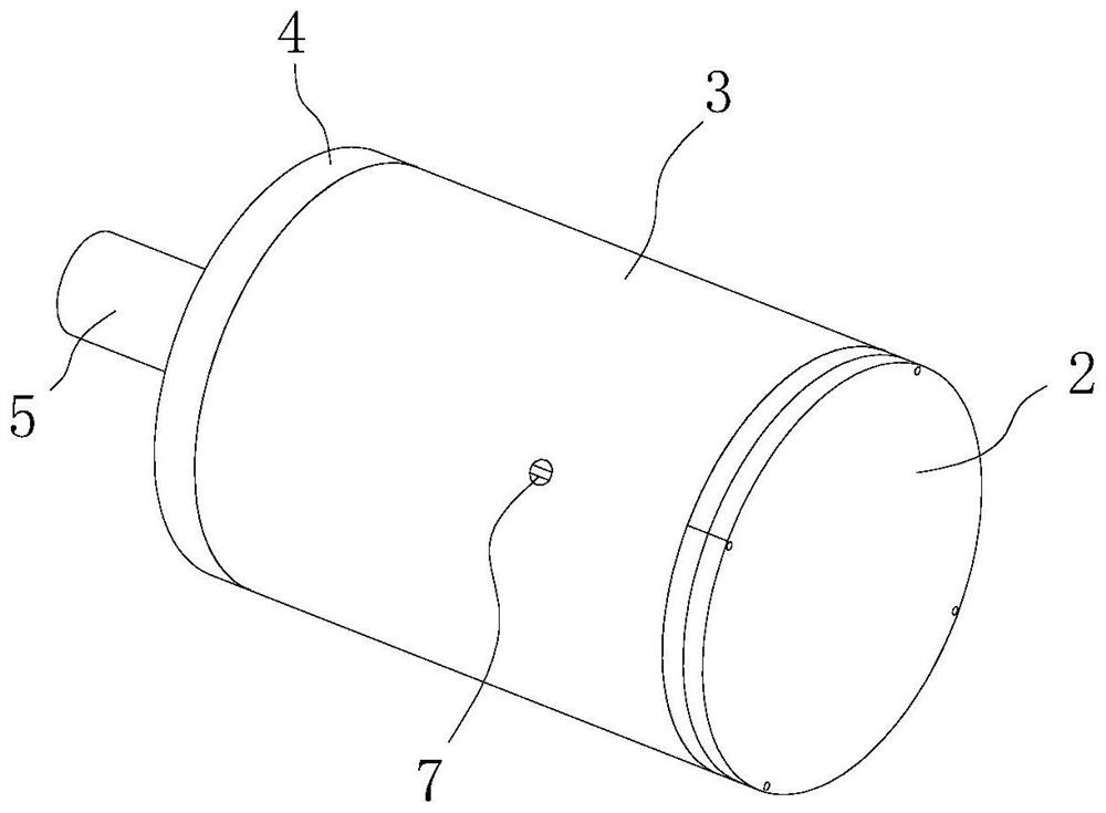 Single-side floating eliminating structure of rotating shaft