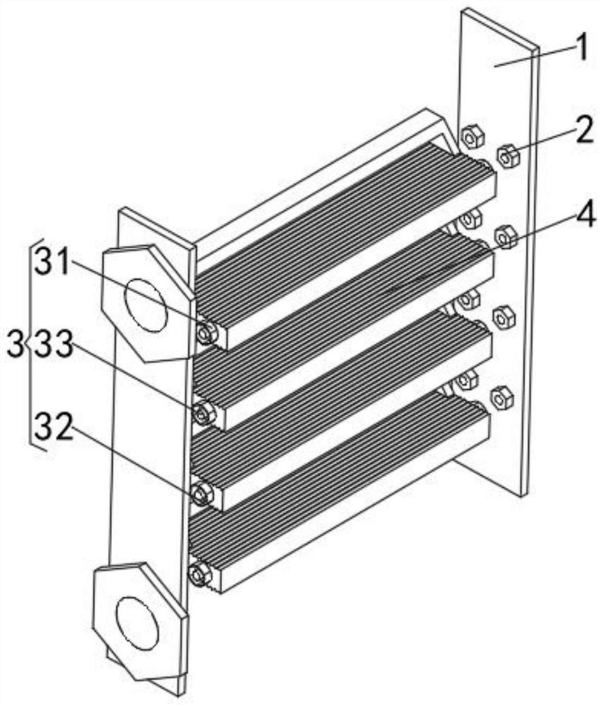 Household adjustable multifunctional safety ladder capable of rubbing clothes