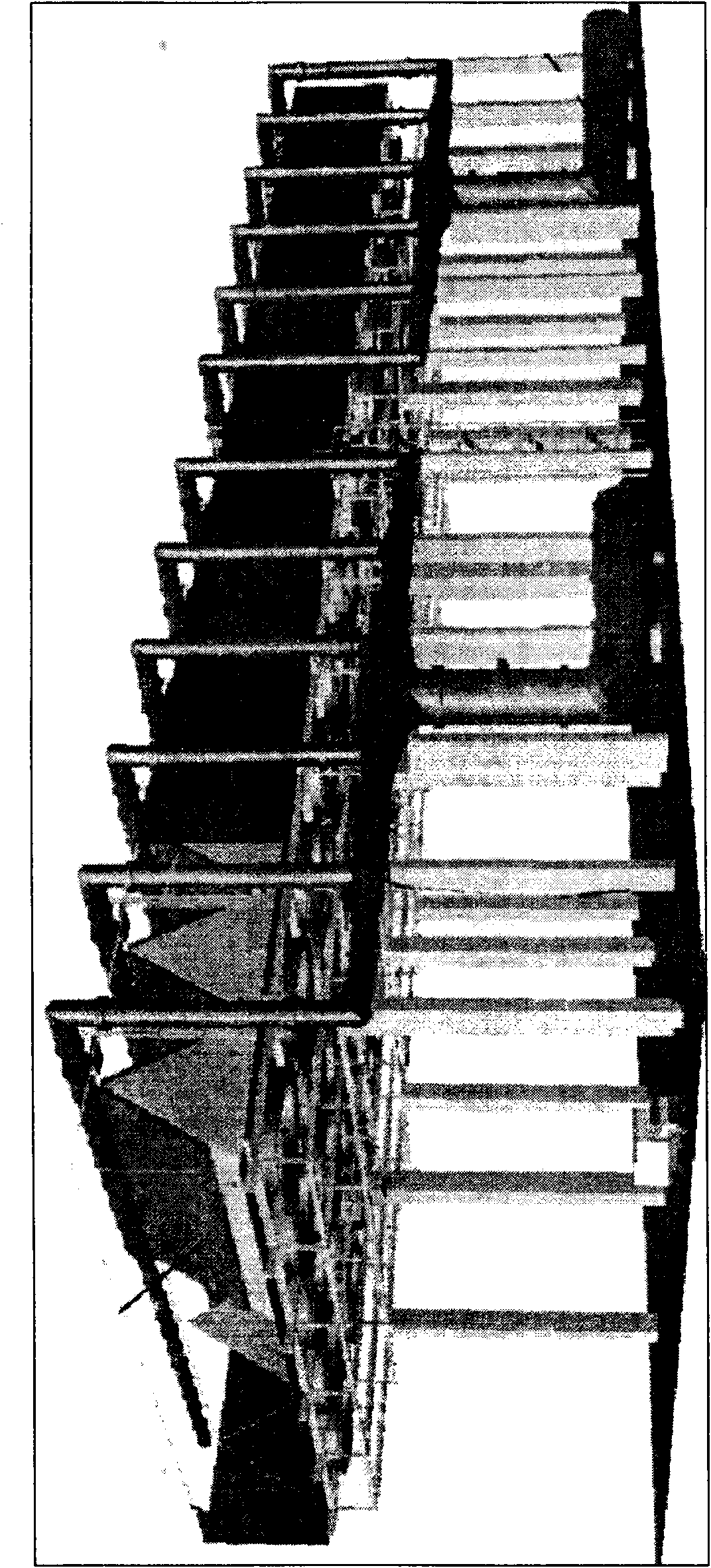 Thermal power plant combined ventilation direct air cooling system