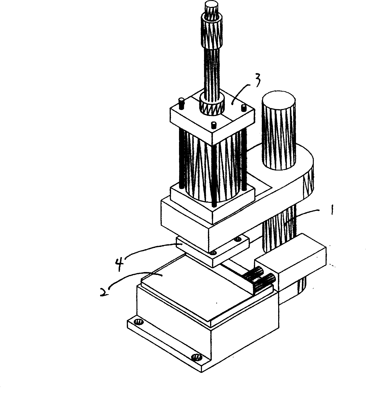 Flattening device for battery roll