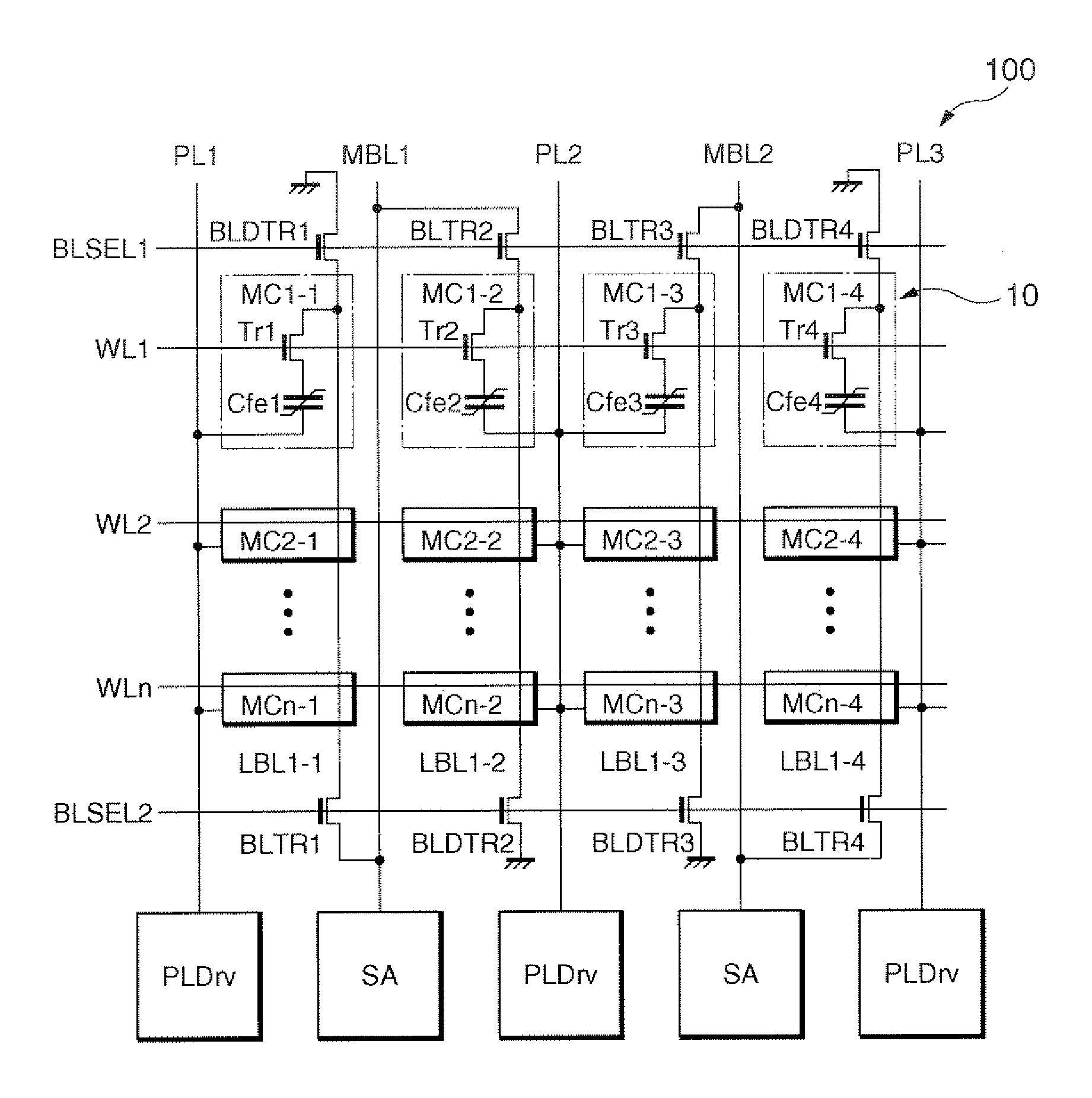 Ferroelectric memory device