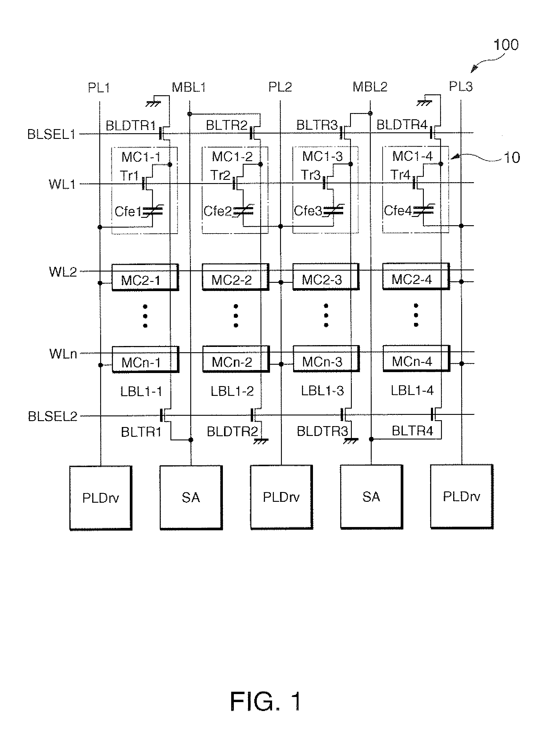 Ferroelectric memory device