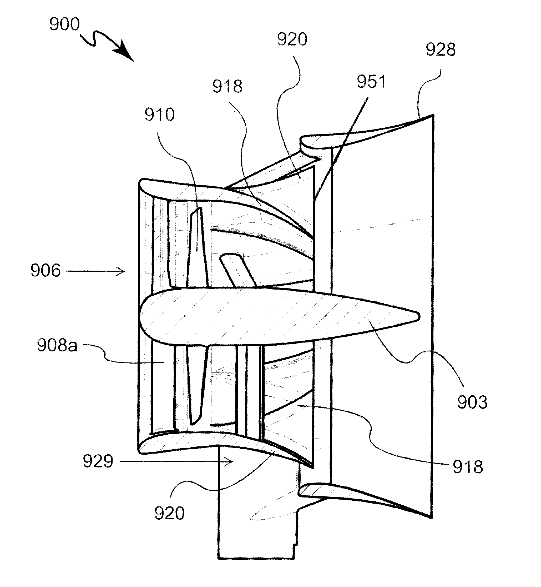 Wind turbine with pressure profile and method of making same