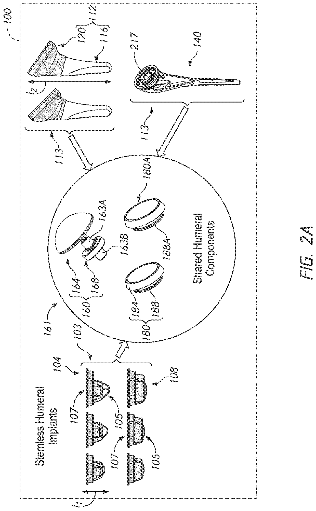 Shoulder prosthesis components and assemblies