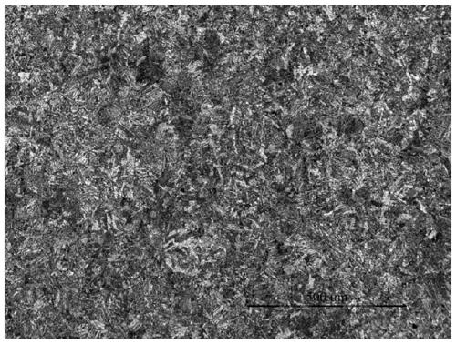 V microalloying high-toughness bainite non-quenched and tempered steel and controlled forging and controlled cooling technology and production technology thereof