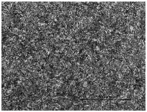 V microalloying high-toughness bainite non-quenched and tempered steel and controlled forging and controlled cooling technology and production technology thereof