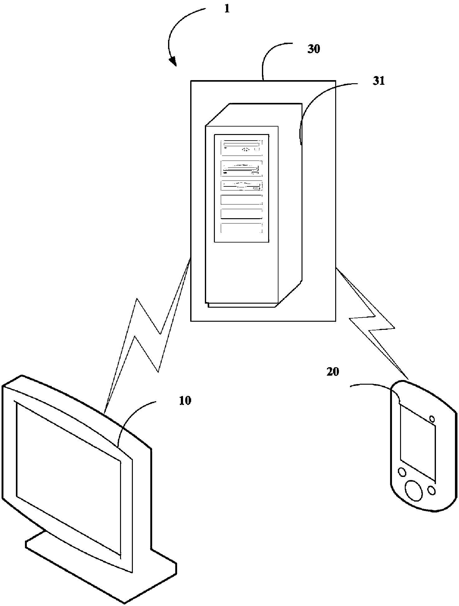 Video message leaving system and terminal and realization method thereof