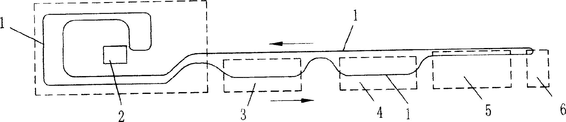 Automatic disinfecting and drying line for suspended penguin package