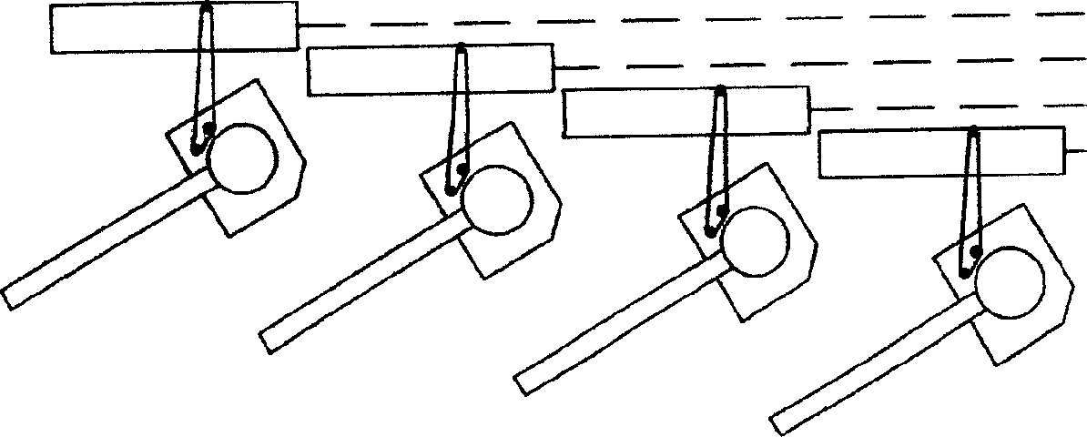 Automatic disinfecting and drying line for suspended penguin package