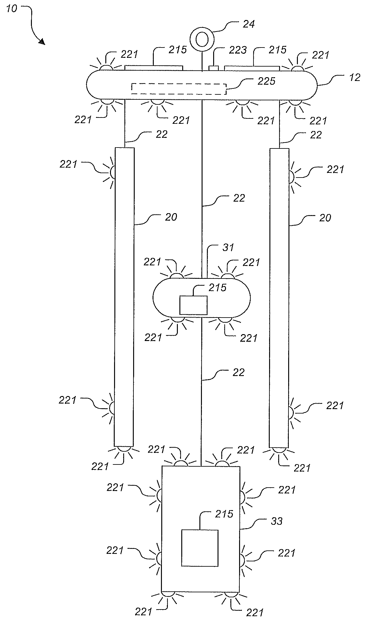 Solar wind chime