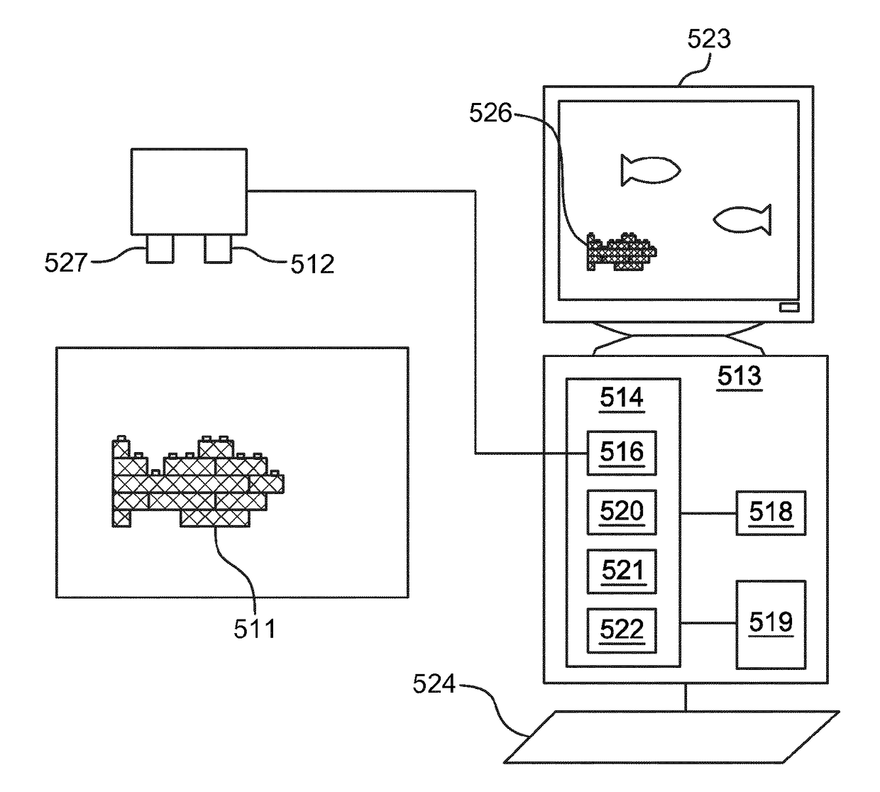 System and method for toy recognition