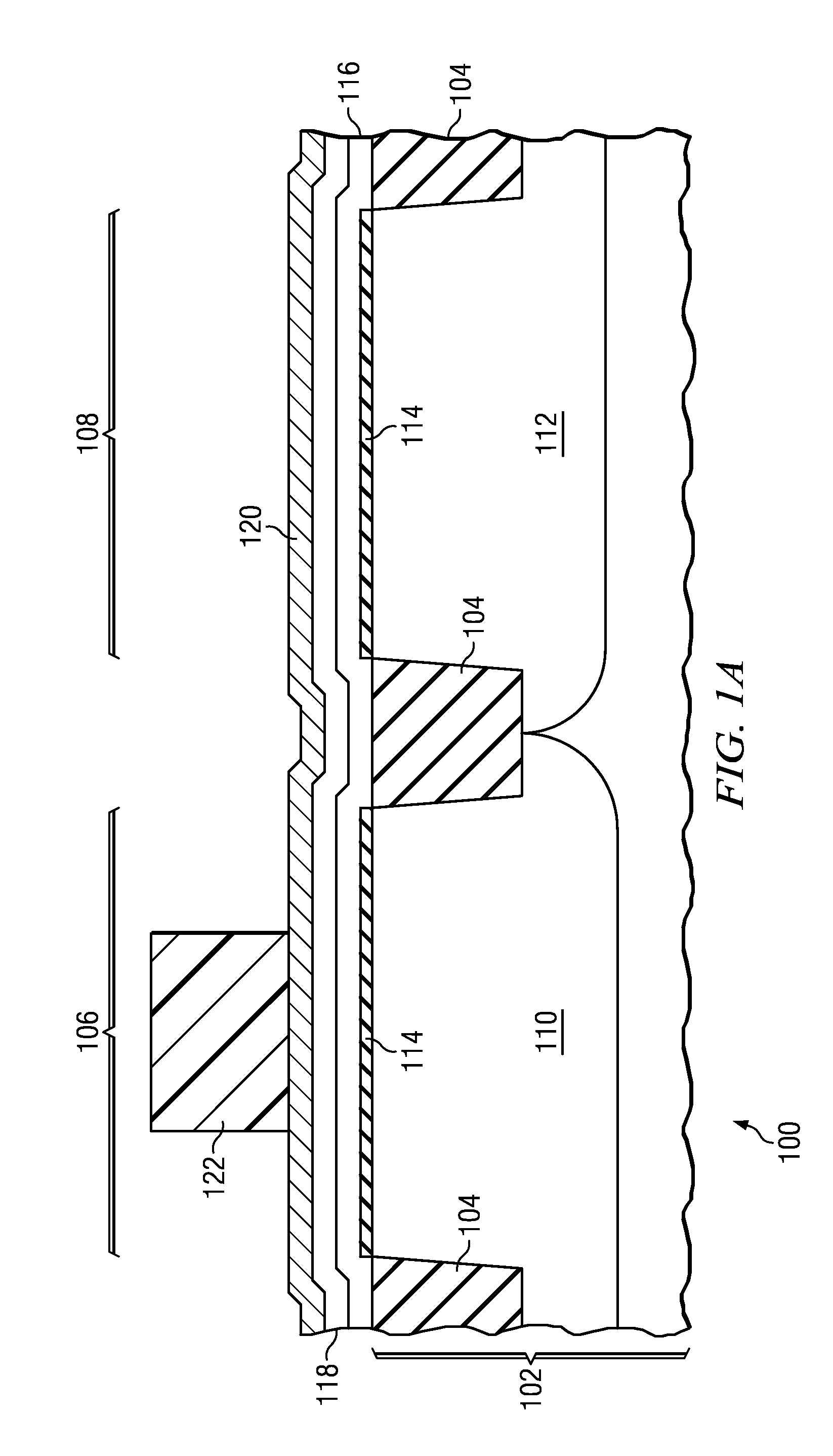 NMOS transistor with enhanced stress gate