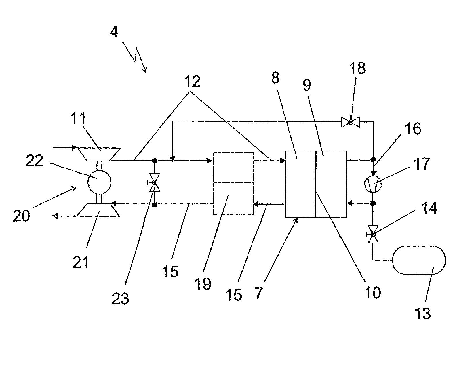 Method for operation of a fuel cell system in a vehicle