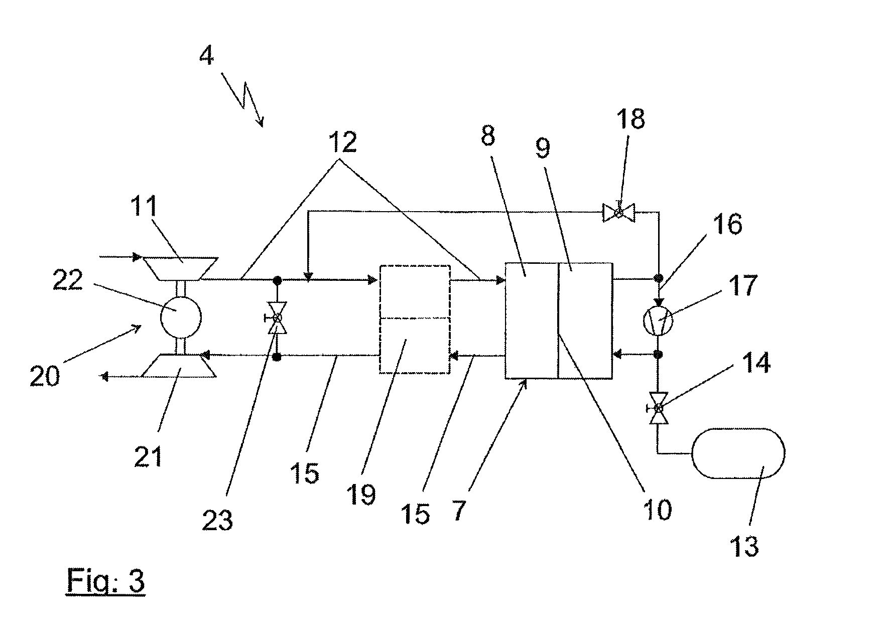 Method for operation of a fuel cell system in a vehicle