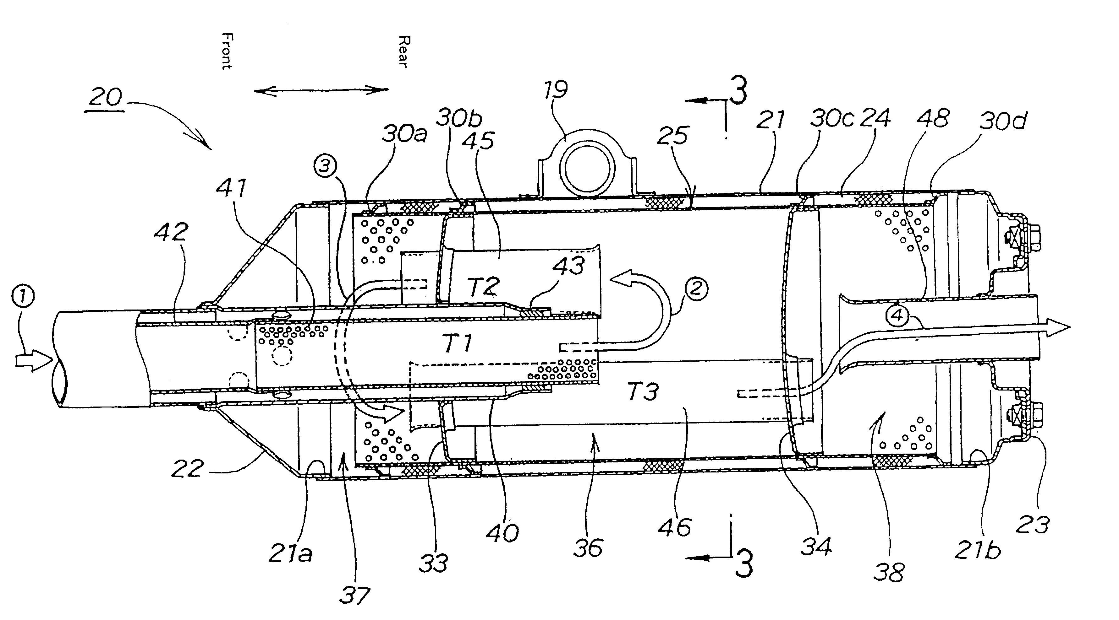 Muffler structure